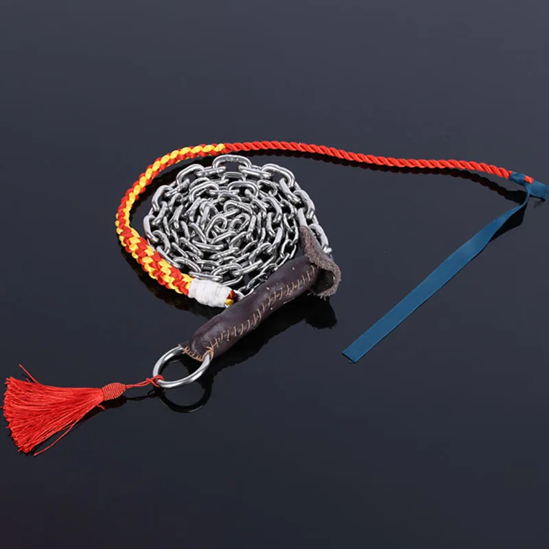 Wushu Chain Whip Stainless Steel Whip Kung Fu Fitness Whip Outdoor Exercise Body Armor 1.5KG/2KG Lmartial Arts Supplies
Wushu Chain Whip Stainless Steel Whip Kung Fu Fitness Whip Outdoor Exercise Body Armor 1.5KG/2KG Lmartial Arts Supplies