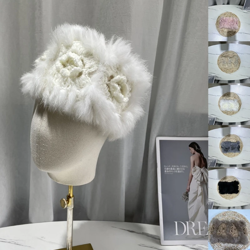 Fashion Fluffy Winter Warm Wide Headband Soft Crochet Flower Warm Head Wrap for Women Furry Outdoor Furry Ear Warmer
Fashion Fluffy Winter Warm Wide Headband Soft Crochet Flower Warm Head Wrap for Women Furry Outdoor Furry Ear Warmer