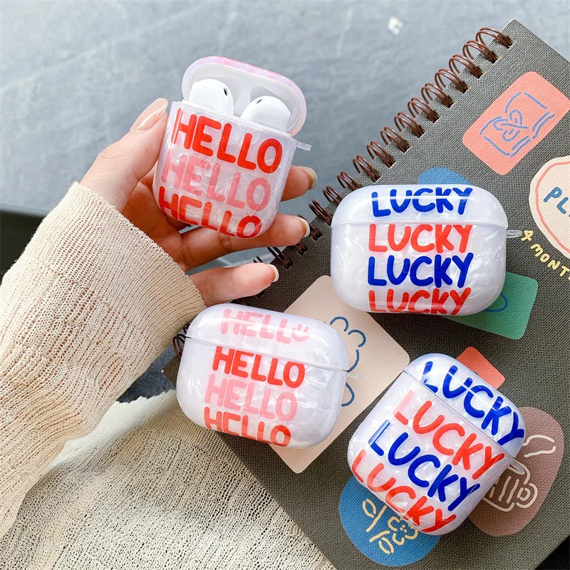 HELLO LUCKY Shell Pendant Apple AirPods 1 / 2 / 3 Pro Case Cover iPhone Earbuds Accessories Airpod Case Air Pods Case
HELLO LUCKY Shell Pendant Apple AirPods 1 / 2 / 3 Pro Case Cover iPhone Earbuds Accessories Airpod Case Air Pods Case