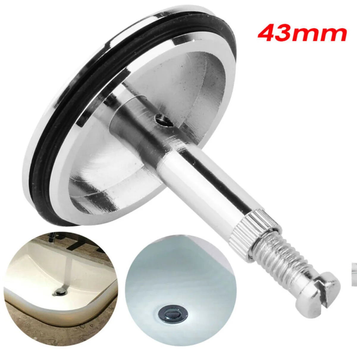 43mm Brass Bathtub Plug Replacement Drain Plug Valve Bathtub Drain Stopper Washbasin Metal Plugs Kitchen Bathroom Supplies
43mm Brass Bathtub Plug Replacement Drain Plug Valve Bathtub Drain Stopper Washbasin Metal Plugs Kitchen Bathroom Supplies