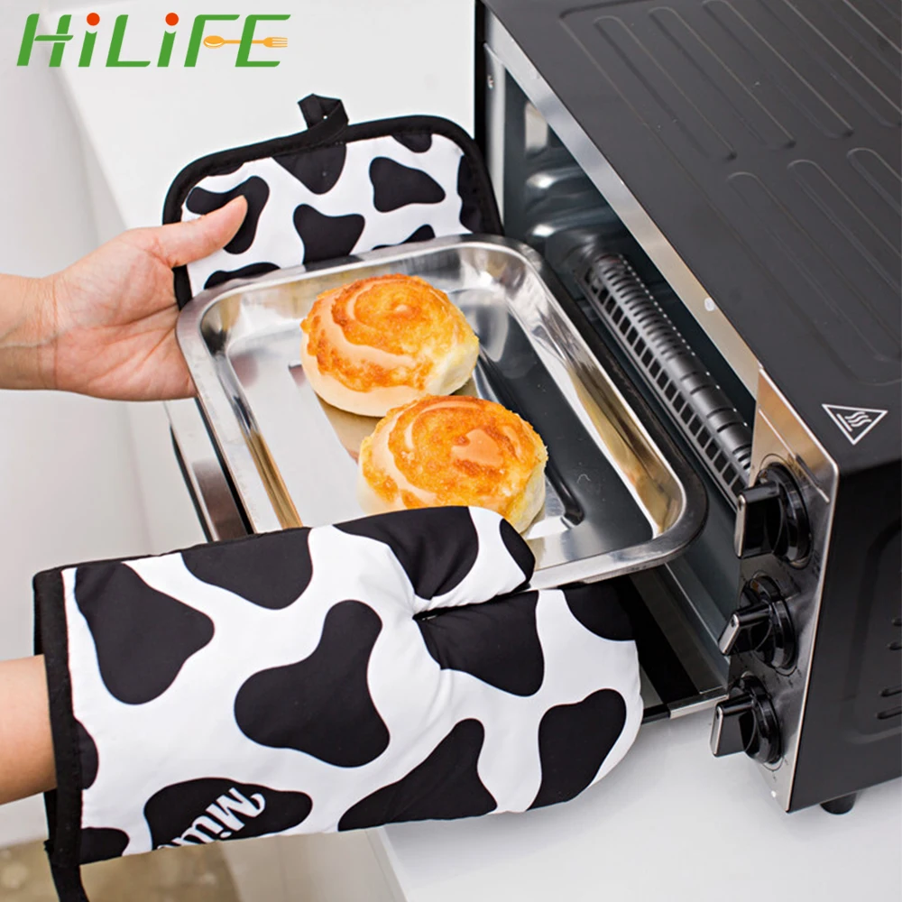 HILIFE коровы леопардовый узор рукавицы для духовки pothholder набор кухонных аксессуаров держатели для кастрюль для выпечки приготовления пищи м... 
HILIFE коровы леопардовый узор рукавицы для духовки pothholder набор кухонных аксессуаров держатели для кастрюль для выпечки приготовления пищи м...