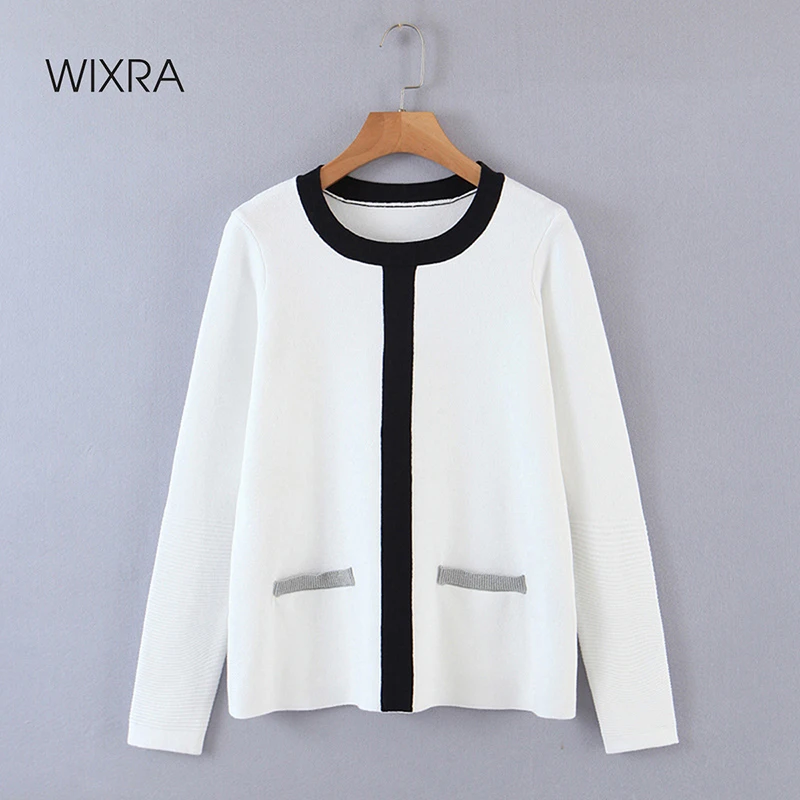 Wixra Slim Fit Knitting Sweater Womens Pullovers O Neck Jumper High Street Female Sweaters Knitwear Tops Autumn Winter
Wixra Slim Fit Knitting Sweater Womens Pullovers O Neck Jumper High Street Female Sweaters Knitwear Tops Autumn Winter