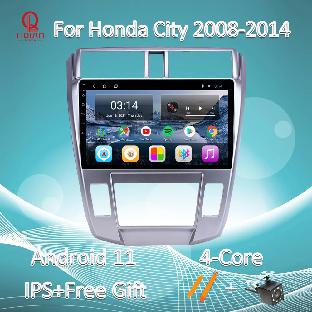 Мультимедийный видеоплеер, 10 дюймов, Android 11,0, для Honda City 2008-2014, Bluetooth, Wi-Fi, камера заднего вида, автомобильное радио, GPS, Mirror Link, DVR
Мультимедийный видеоплеер, 10 дюймов, Android 11,0, для Honda City 2008-2014, Bluetooth, Wi-Fi, камера заднего вида, автомобильное радио, GPS, Mirror Link, DVR