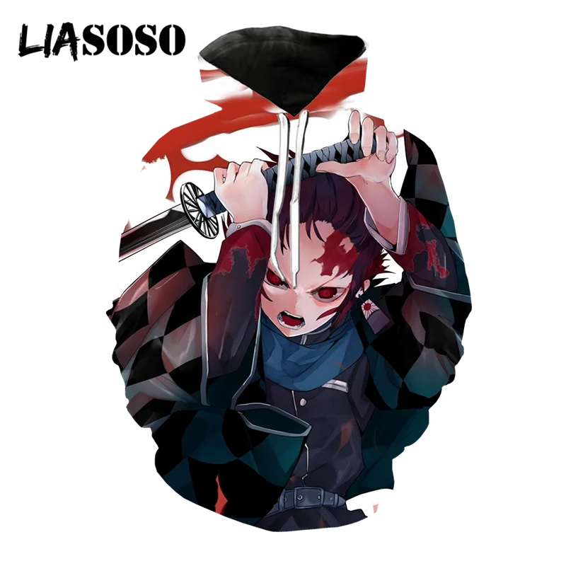 LIASOSO Anime Hoodies Demon Slayer Hoodie Sword Sweatshirts Harajuku Streetwear Women Men Clothes 3D Print Sets Tracksuit Tops
LIASOSO Anime Hoodies Demon Slayer Hoodie Sword Sweatshirts Harajuku Streetwear Women Men Clothes 3D Print Sets Tracksuit Tops