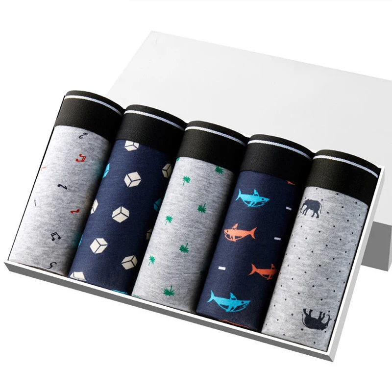 2022 New 5Psc/Lot Men's Panties Fashion Man Boxer Shorts Cotton Boxershorts Winter Male Breathable Underwear Men Underpants 
2022 New 5Psc/Lot Men's Panties Fashion Man Boxer Shorts Cotton Boxershorts Winter Male Breathable Underwear Men Underpants