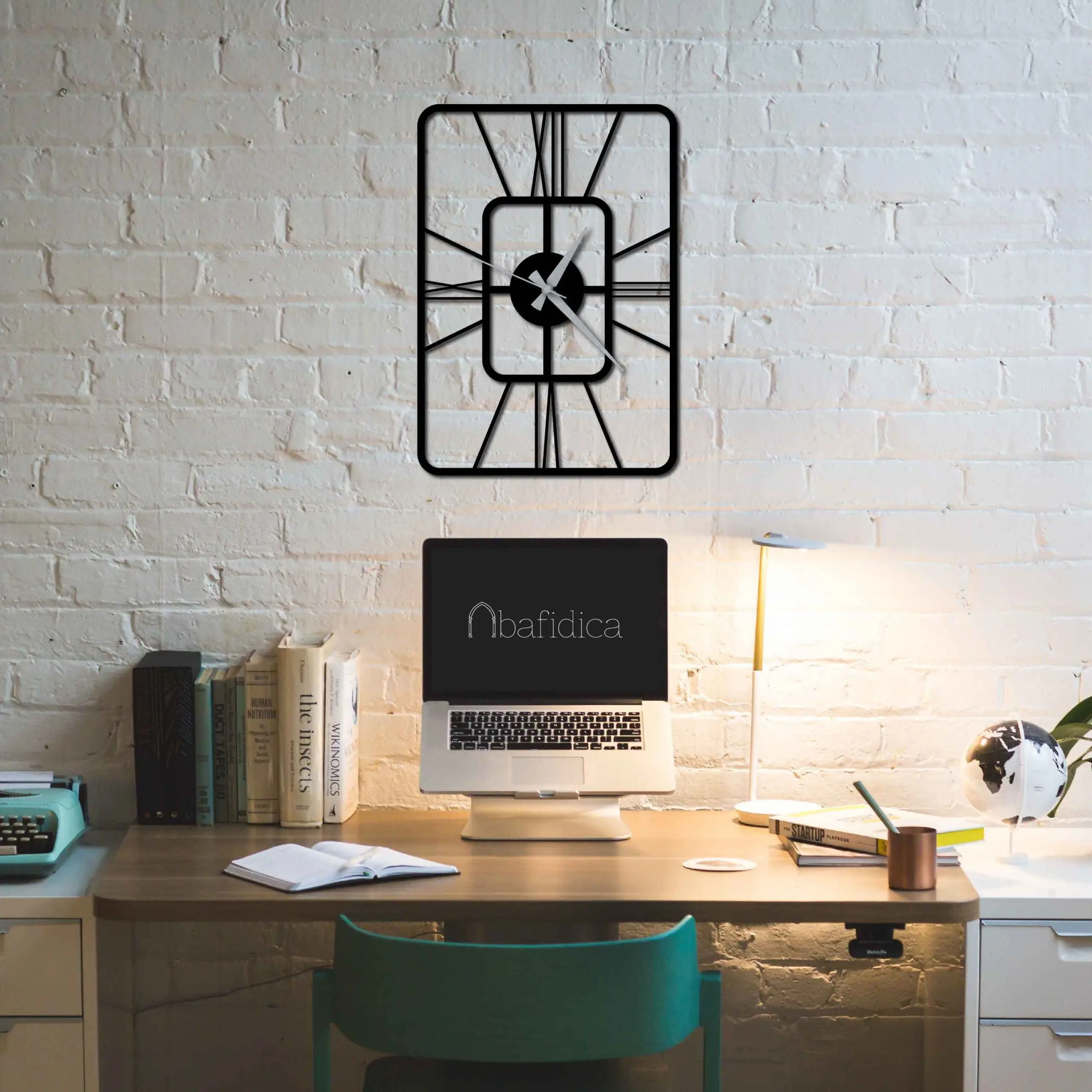 Modern Minimal Metal Roman Numeral Wall Clock Black Large Rectangle Home Decoration Industrial Wall Clock Design Office Decor
Modern Minimal Metal Roman Numeral Wall Clock Black Large Rectangle Home Decoration Industrial Wall Clock Design Office Decor
