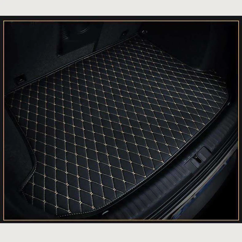 

Custom Leather Car Trunk Mats For Genesis GV80 G70 Coupe G80 GV70 G90 GV90 AWD Car Carpets Covers Auto Foot Mats Styling