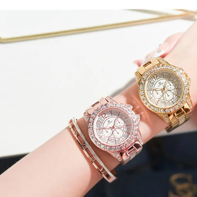 Long Bo/LONGBO the new 80640 diamond watches for women three eye steel band watches waterproof quartz female watches
Long Bo/LONGBO the new 80640 diamond watches for women three eye steel band watches waterproof quartz female watches