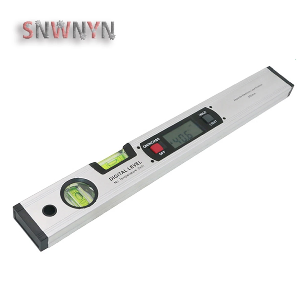 Цифровой угломер 400 мм, инклинометр, электронный уровень, линейка, спиртовой уровень на 360 градусов с пузырьковым транспортиром без магнитов 
Цифровой угломер 400 мм, инклинометр, электронный уровень, линейка, спиртовой уровень на 360 градусов с пузырьковым транспортиром без магнитов