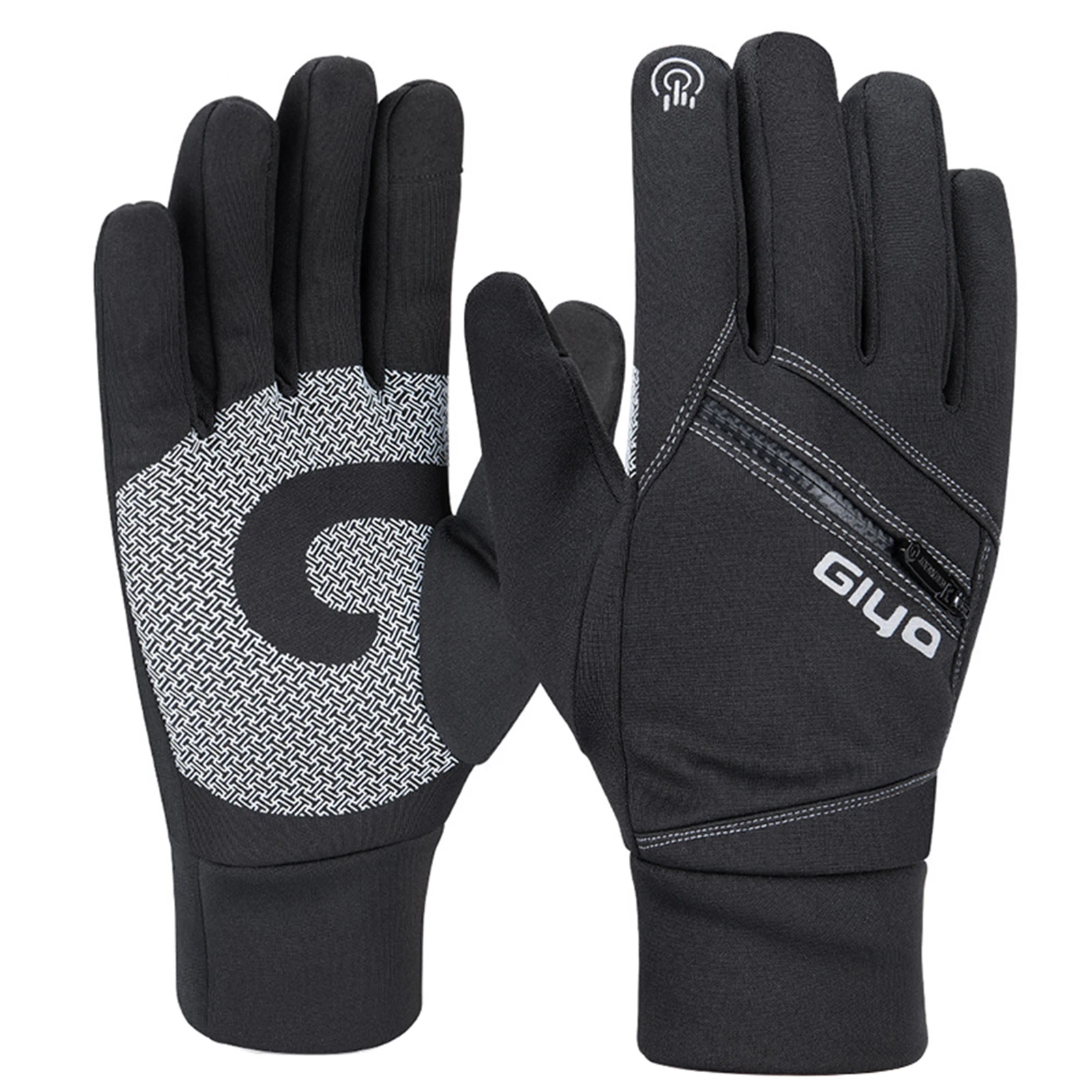 Full Finger Cycling Gloves Wrist-Length Windproof Touchscreen Winter Gloves with Back Zipper Slot for Outdoor MC889
Full Finger Cycling Gloves Wrist-Length Windproof Touchscreen Winter Gloves with Back Zipper Slot for Outdoor MC889