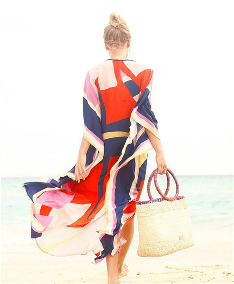 Summer Women Beach Cover Up Sexy Long Dress Swimsuit Bathing Bikini Blouse Vacation Dress Gown Beachwear
Summer Women Beach Cover Up Sexy Long Dress Swimsuit Bathing Bikini Blouse Vacation Dress Gown Beachwear