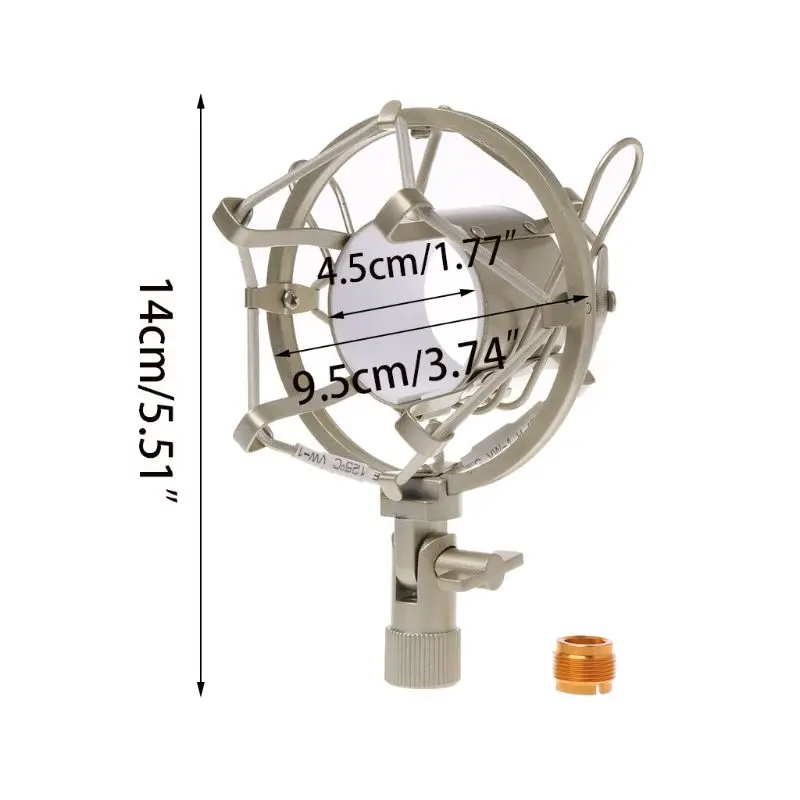 Metal Shockproof Recording Microphone Shock Mount Spider Mic Holder Clip For Broadcast Computer BM 700 800 BM-800
Metal Shockproof Recording Microphone Shock Mount Spider Mic Holder Clip For Broadcast Computer BM 700 800 BM-800
