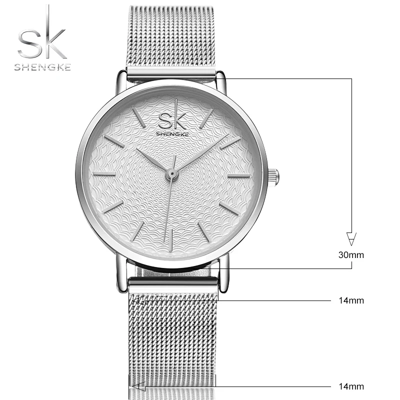 SK Super Slim Sliver Mesh Stainless Steel Watches Women Top Brand Luxury Casual Clock Ladies Wrist Watch Lady Relogio Feminino
SK Super Slim Sliver Mesh Stainless Steel Watches Women Top Brand Luxury Casual Clock Ladies Wrist Watch Lady Relogio Feminino
