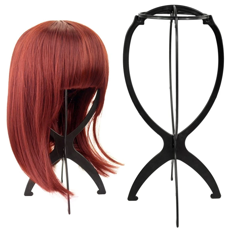 1 Set 6Pcs Wig Stand Holder Portable Durable Plastic Folding Wig Holder Hairpieces Display Tool Stable Wig Stand Dryer Black
1 Set 6Pcs Wig Stand Holder Portable Durable Plastic Folding Wig Holder Hairpieces Display Tool Stable Wig Stand Dryer Black