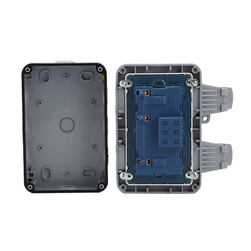 Outdoor Wall Socket IP66 Waterproof 13A UK Switched Plug Outlet with USB Charging Port
Outdoor Wall Socket IP66 Waterproof 13A UK Switched Plug Outlet with USB Charging Port