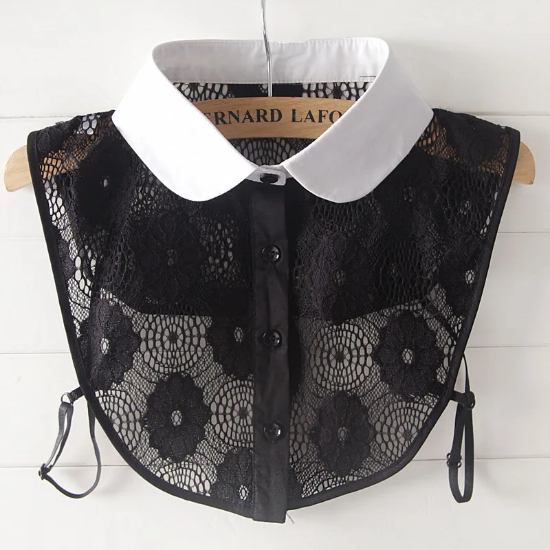 New White Lace Chiffon Fake Collar Ladies False Collar Half Shirt Blouse Detachable Collar Removable Vestido Accessories
New White Lace Chiffon Fake Collar Ladies False Collar Half Shirt Blouse Detachable Collar Removable Vestido Accessories