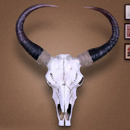 Europe Vintage Cow Head Skull Natural Resin Animal Ornaments Desk Decor Goat Head Skull Showroom Office Home Decoration
Europe Vintage Cow Head Skull Natural Resin Animal Ornaments Desk Decor Goat Head Skull Showroom Office Home Decoration