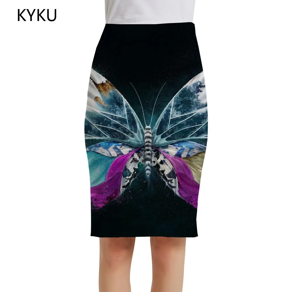 KYKU Butterfly Skirts Women Animal Sundresses Colorful Pencil Harajuku Print Skirt Ladies Skirts Womens Floral Anime Fashion 
KYKU Butterfly Skirts Women Animal Sundresses Colorful Pencil Harajuku Print Skirt Ladies Skirts Womens Floral Anime Fashion