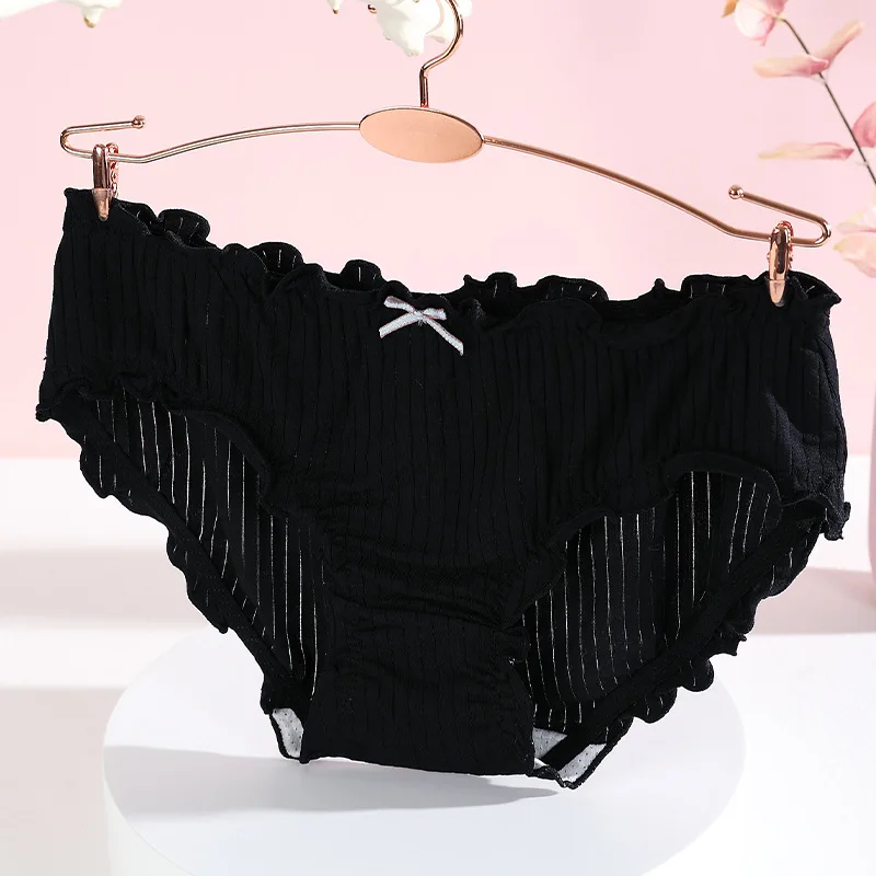 3PCS/Set 60 Modal Underwear Women's Ruffled Cotton Breathable Mulberry Silk Antibacterial Crotch Panties Lingerie
3PCS/Set 60 Modal Underwear Women's Ruffled Cotton Breathable Mulberry Silk Antibacterial Crotch Panties Lingerie