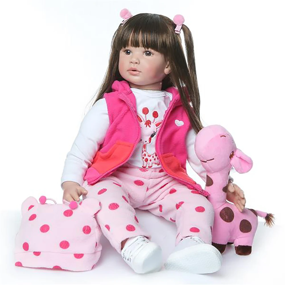 24 inch / 60CM Rebirth Doll Toddler Princess Girl Doll with Giraffe Cute and Realistic Baby Rebirth Doll Child Simulation Doll T
24 inch / 60CM Rebirth Doll Toddler Princess Girl Doll with Giraffe Cute and Realistic Baby Rebirth Doll Child Simulation Doll T