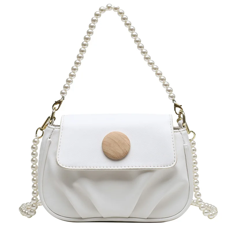 Luxury Leather Popular Pearl Handbag Female Bag 2021 Summer New Style Small Fresh Fold Fashion Trendy One-shoulder Messenger Bag
Luxury Leather Popular Pearl Handbag Female Bag 2021 Summer New Style Small Fresh Fold Fashion Trendy One-shoulder Messenger Bag