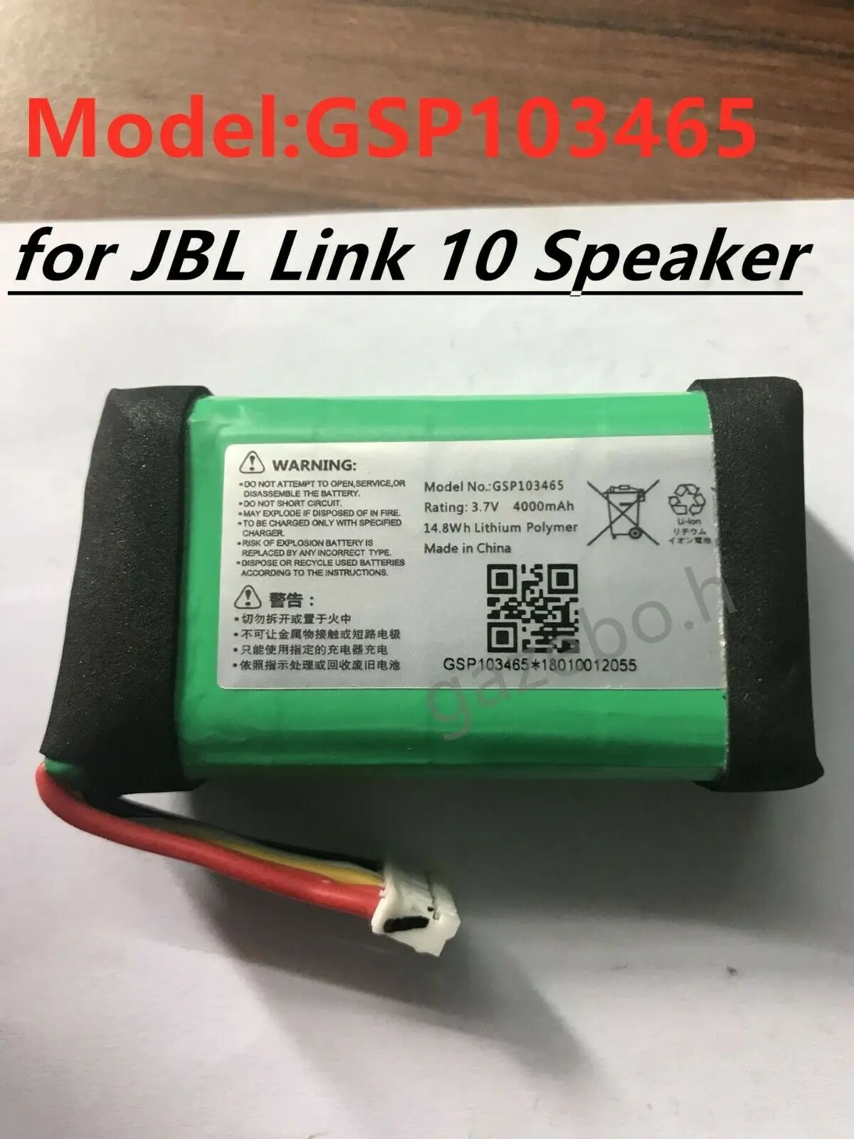 100% original and new JBL GSP103465 Link 10 Voice Assistant Speaker CS-JBL100SL 3600mAh
100% original and new JBL GSP103465 Link 10 Voice Assistant Speaker CS-JBL100SL 3600mAh