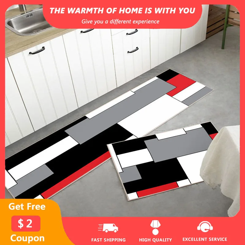 2PCS Kitchen Mats Long Bedroom Living Room Hallway Carpets Geometric Printed Entrance Floor Doormat Drop Shipping Door Mat tapis
2PCS Kitchen Mats Long Bedroom Living Room Hallway Carpets Geometric Printed Entrance Floor Doormat Drop Shipping Door Mat tapis