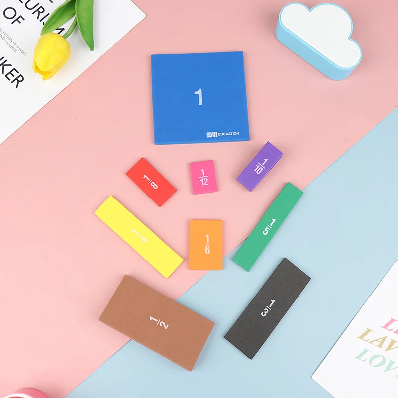 1Set Rainbow Fraction Tiles Kids Learning Educational Toy Math Baby Toy Children's Learning Toys, Early Education Of Mathematics
1Set Rainbow Fraction Tiles Kids Learning Educational Toy Math Baby Toy Children's Learning Toys, Early Education Of Mathematics