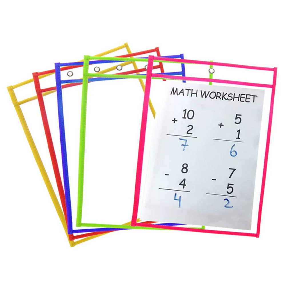 Drawing Board Dry Brush Bag File Pocket 12pcs Reusable Dry Erase Pockets Shop Ticket Holder Assorted Colors 10x14 inch
Drawing Board Dry Brush Bag File Pocket 12pcs Reusable Dry Erase Pockets Shop Ticket Holder Assorted Colors 10x14 inch
