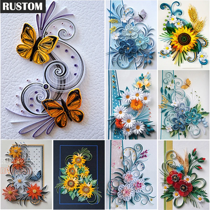 RUSTOM New DIY 5D Diamond Painting Scenery Cross Stitch Flower Insert Diamond Embroidery Full Square Round Drill Mosaic Home Dec
RUSTOM New DIY 5D Diamond Painting Scenery Cross Stitch Flower Insert Diamond Embroidery Full Square Round Drill Mosaic Home Dec