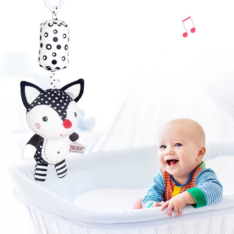 Baby Stroller Hanging Rattles Black and White Animals For Kids from 0-12 Months Training Plush Doll Bed Bell Educational Toys
Baby Stroller Hanging Rattles Black and White Animals For Kids from 0-12 Months Training Plush Doll Bed Bell Educational Toys