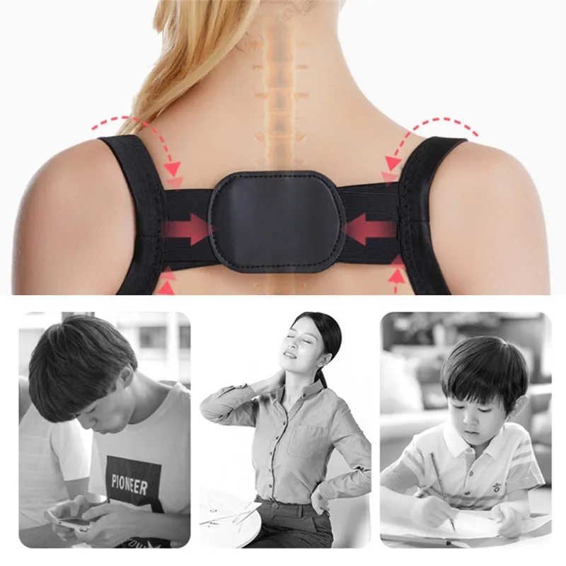 Adjustable Women Back Brace Back Posture Corrector Shoulder Support Brace Belt Body Health Care Sports Protective Bands
Adjustable Women Back Brace Back Posture Corrector Shoulder Support Brace Belt Body Health Care Sports Protective Bands