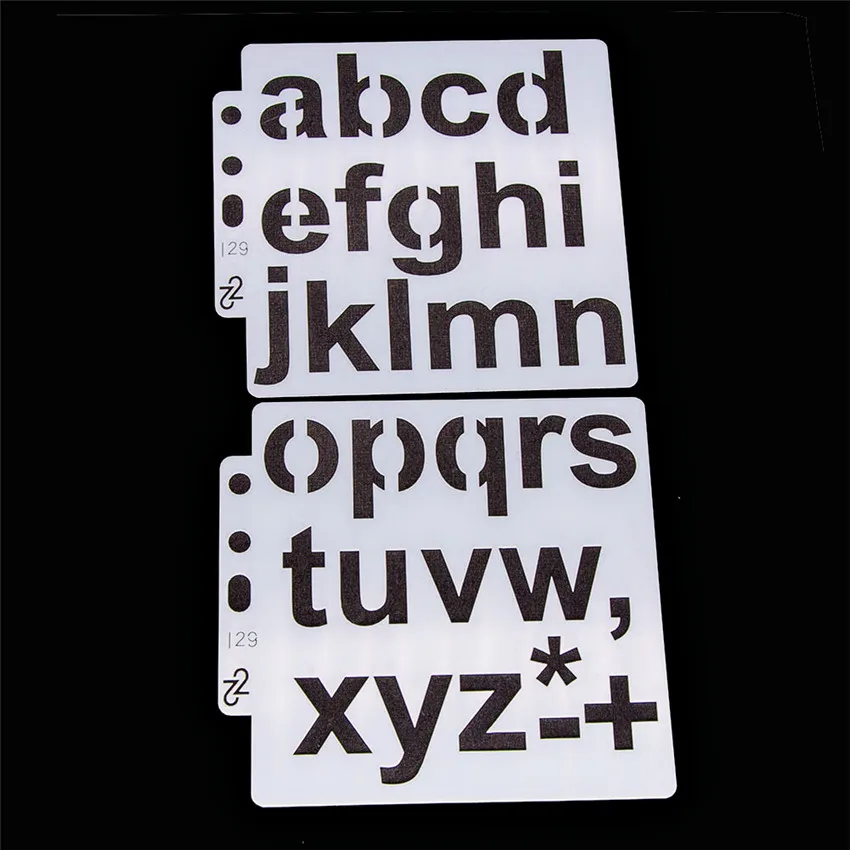 2pcs Letter Scrapbook Stencils Spray Plastic Mold Shield DIY Cake Hollow Embellishment Printing Lace Ruler Valentine
2pcs Letter Scrapbook Stencils Spray Plastic Mold Shield DIY Cake Hollow Embellishment Printing Lace Ruler Valentine