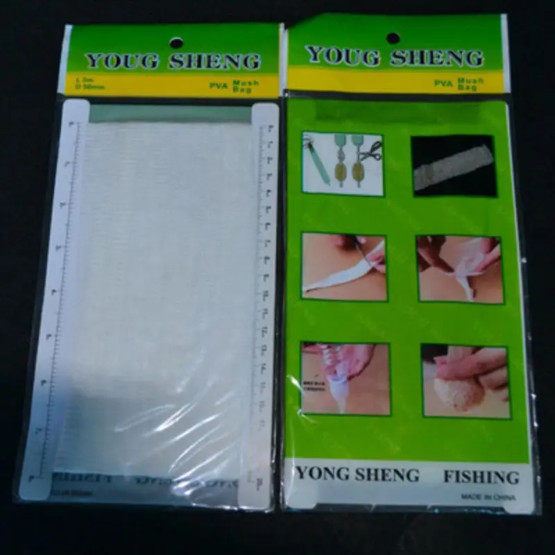 White 37mm * 5m Plastic Paper Card Hardcover Fishing Nest Bait Net PVA Water Soluble Hot | Спорт и развлечения