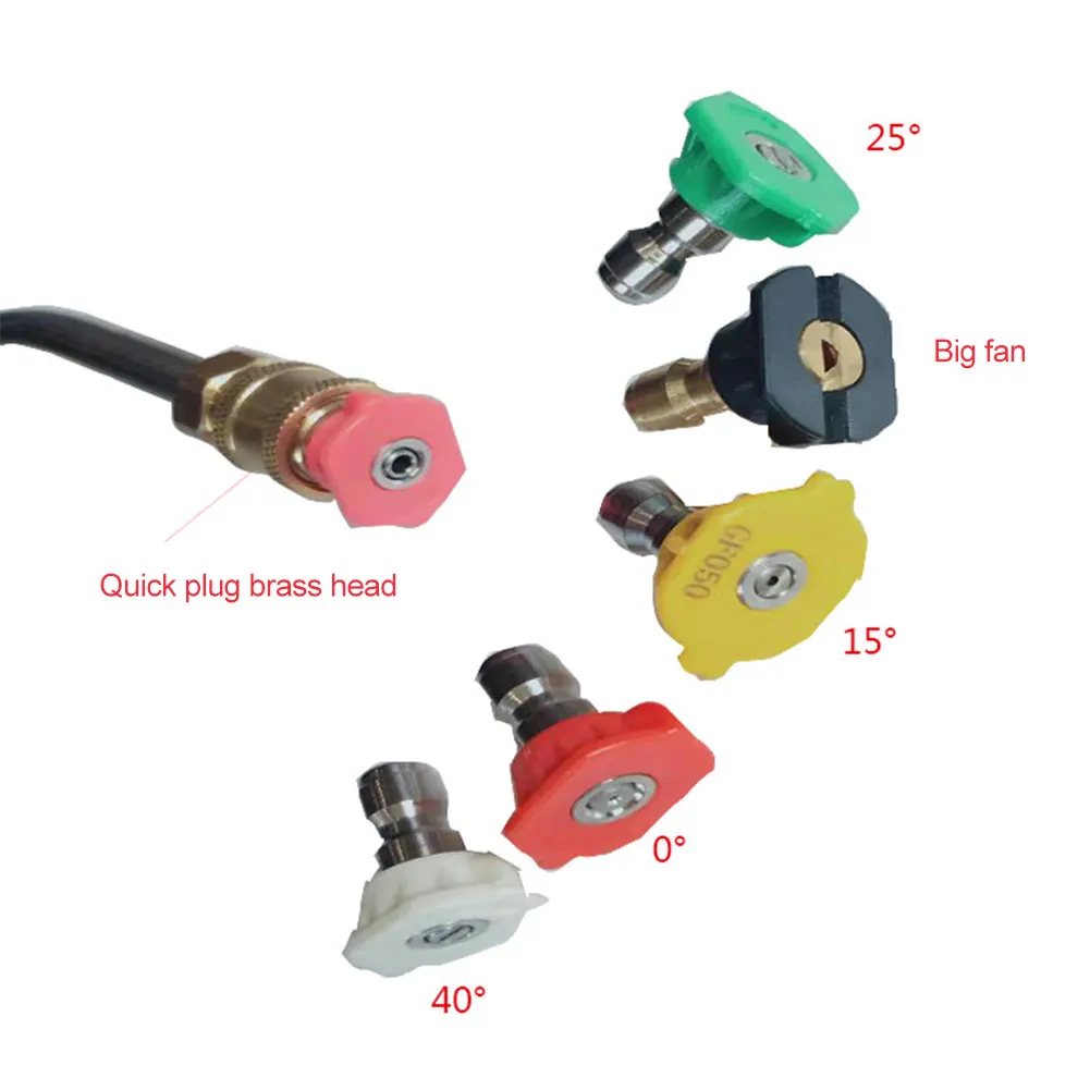 High Pressure Car Wash Water Gun Bubble Lengthened Curved Rod 1/4 Quick-plug Fan Nozzle Multi-angle Spray Bar Cleaning Tool
High Pressure Car Wash Water Gun Bubble Lengthened Curved Rod 1/4 Quick-plug Fan Nozzle Multi-angle Spray Bar Cleaning Tool