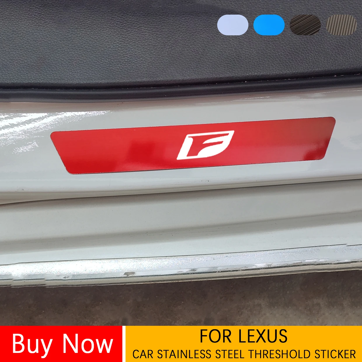 Car Door Sill Scuff Plate Protector Threshold Pedal Trim Cover For LEXUS IS F sport GS ES LS LX GX RX SC LM LC NX UX RC CT200H
Car Door Sill Scuff Plate Protector Threshold Pedal Trim Cover For LEXUS IS F sport GS ES LS LX GX RX SC LM LC NX UX RC CT200H
