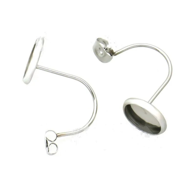 10pcs/lot 10/12mm Stainless Steel Round Blank Earring Settings Cabochon Base Fit DIY Ear Jewelry Making
10pcs/lot 10/12mm Stainless Steel Round Blank Earring Settings Cabochon Base Fit DIY Ear Jewelry Making