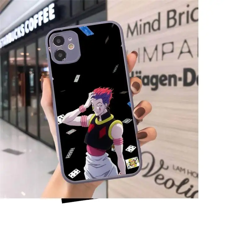 Hisoka Hunter x Anime Phone Cases Matte Transparent for iPhone 7 8 11 12 s mini pro X XS XR MAX Plus cover funda 
Hisoka Hunter x Anime Phone Cases Matte Transparent for iPhone 7 8 11 12 s mini pro X XS XR MAX Plus cover funda