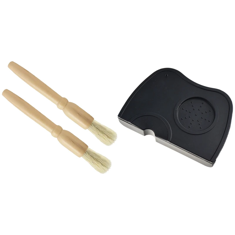 2 Pcs Coffee Grinder Cleaning Brush Wood Dusting Brush & 1 Pcs Espresso Anti-Tamper Pad Rubber Irregular Holder
2 Pcs Coffee Grinder Cleaning Brush Wood Dusting Brush & 1 Pcs Espresso Anti-Tamper Pad Rubber Irregular Holder