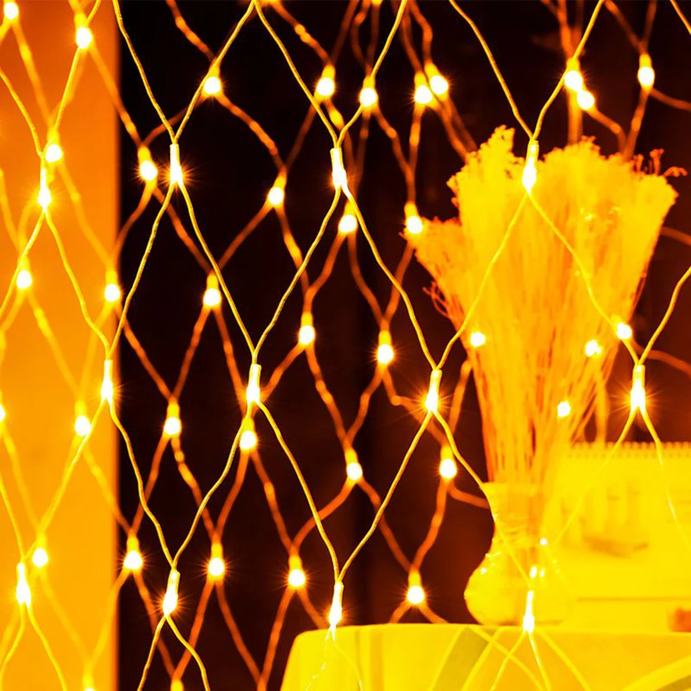 LED Net Curtain Mesh Fairy String Light Christmas EU/US Party Wedding New Year Garland Outdoor Garden Decor 1.5x1.5m 96LED natal
LED Net Curtain Mesh Fairy String Light Christmas EU/US Party Wedding New Year Garland Outdoor Garden Decor 1.5x1.5m 96LED natal