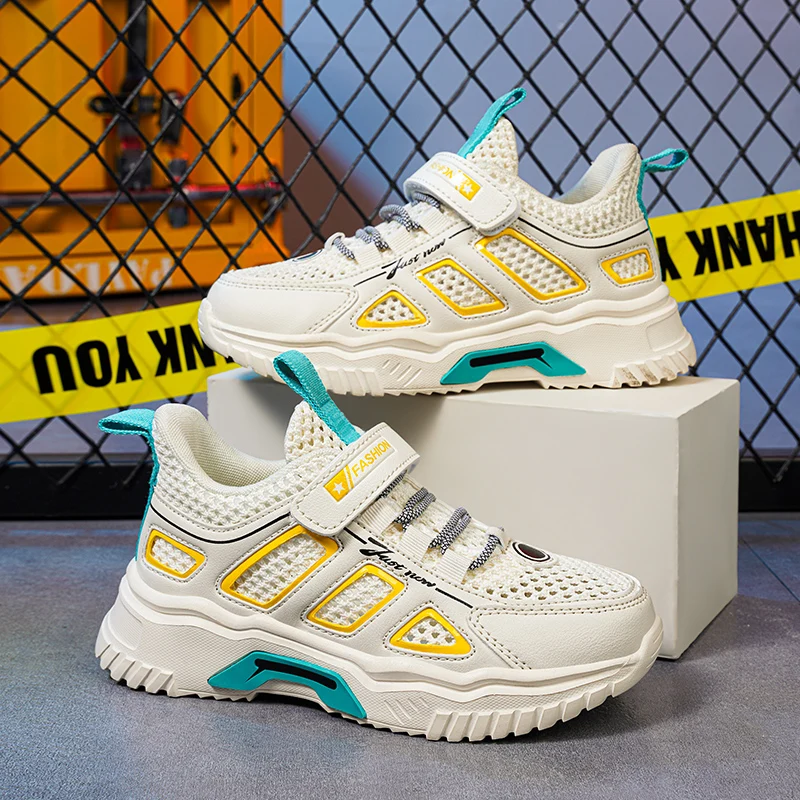 Summer Breathable Kids Running Sneakers Boys Fashion Mesh Tenis Sports Shoes Children Casuale Sneakers for Girl Outdoor Walking 
Summer Breathable Kids Running Sneakers Boys Fashion Mesh Tenis Sports Shoes Children Casuale Sneakers for Girl Outdoor Walking