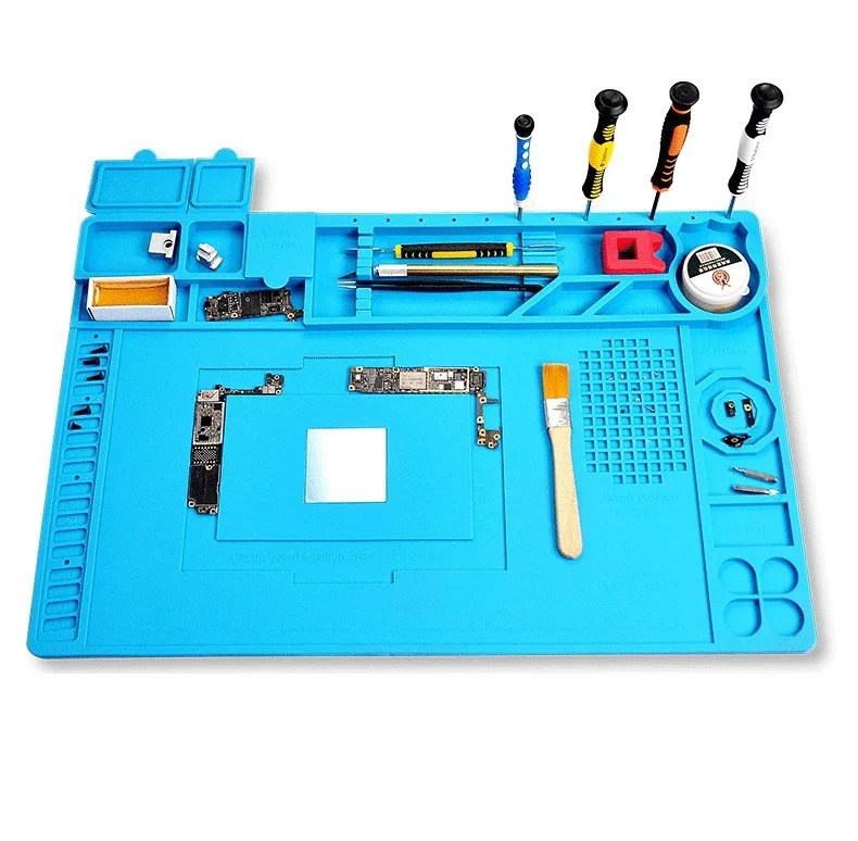 1PCS Anti-Static Heat-Resistant Maintenance Pads Heat Insulation Working Repair Pad Magnetic Soldering Mat Phone Repairing Pad
1PCS Anti-Static Heat-Resistant Maintenance Pads Heat Insulation Working Repair Pad Magnetic Soldering Mat Phone Repairing Pad