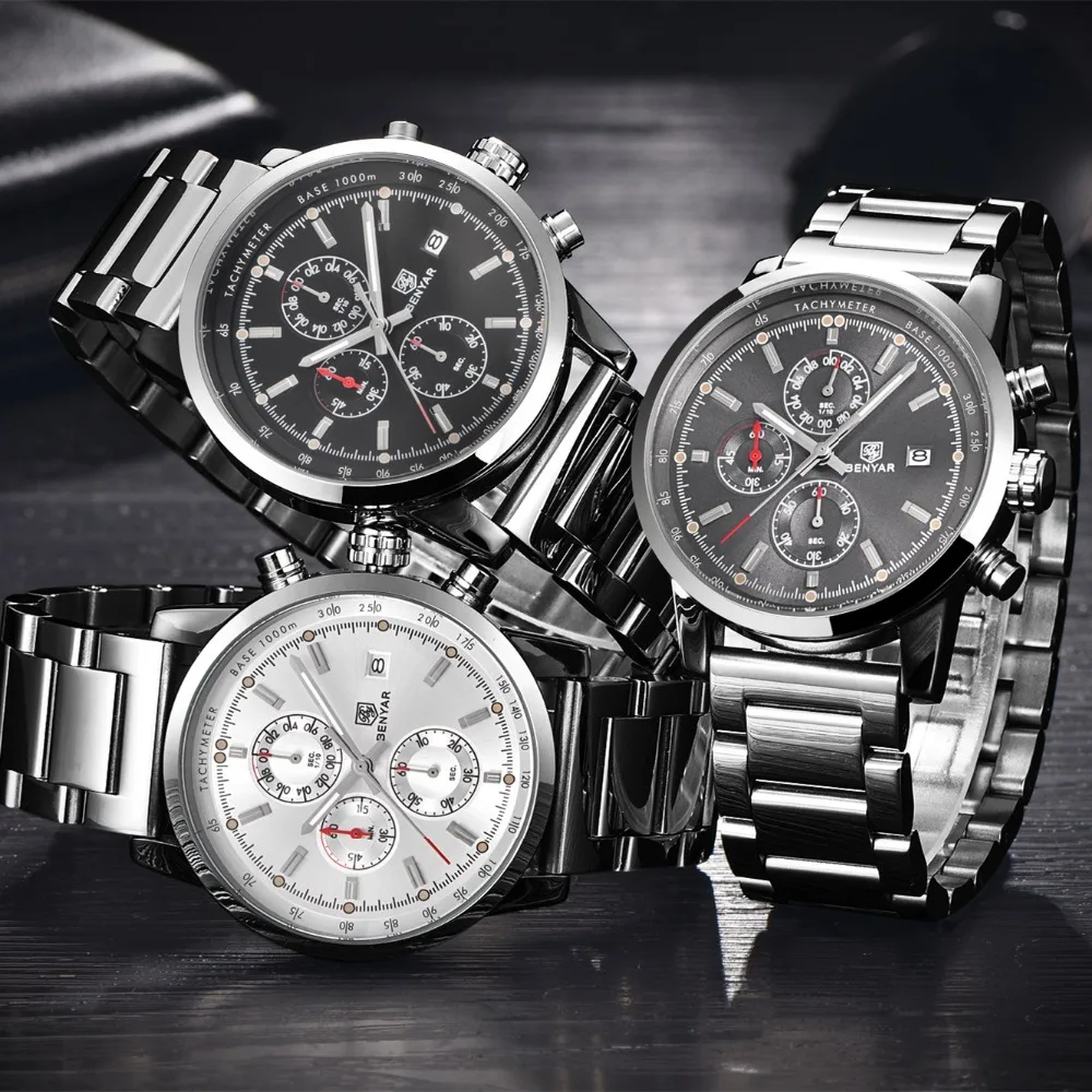 Fashion Chronograph Sport Watches Reloj Hombre Stainless Steel Strap Quartz Military Watch Clock Relogio Masculino
Fashion Chronograph Sport Watches Reloj Hombre Stainless Steel Strap Quartz Military Watch Clock Relogio Masculino