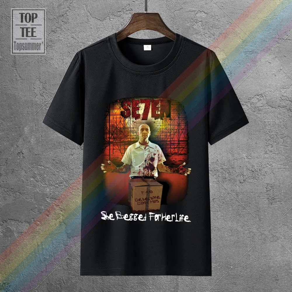 Se7En T-Shirts Funny Horror Tshirt Skull Graphic Tops Elegant Tee Shirt Retro Gothic T-Shirt
Se7En T-Shirts Funny Horror Tshirt Skull Graphic Tops Elegant Tee Shirt Retro Gothic T-Shirt