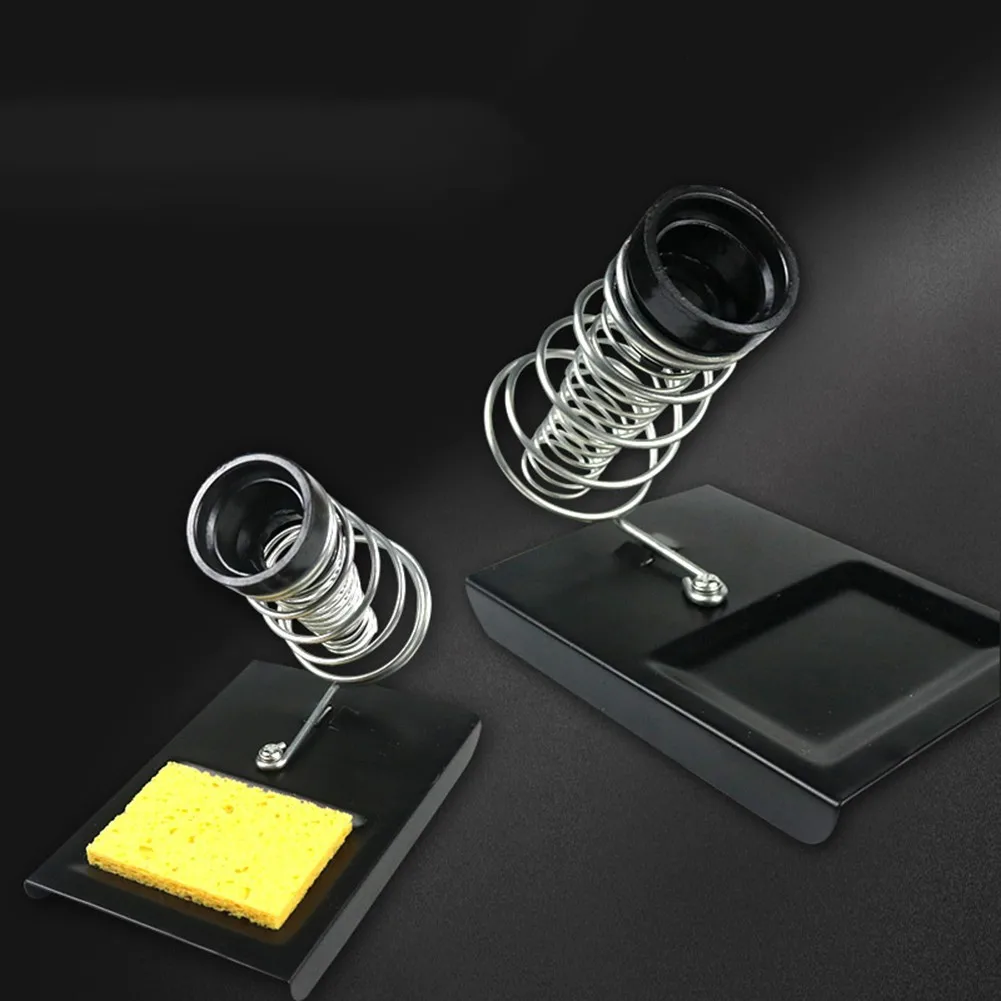 Soldering Iron Stand Holder Support Station With Metal Base + Solder Sponge Welding Cleaning Sponge Pads Generic High Temperatur
Soldering Iron Stand Holder Support Station With Metal Base + Solder Sponge Welding Cleaning Sponge Pads Generic High Temperatur