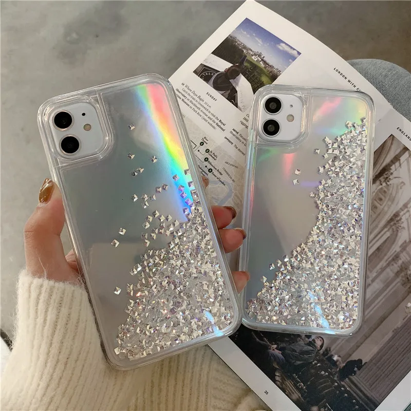 Glitter Liquid Quicksand Bling Diamond Phone case For iphone 12 11 pro max 12mini XS MAX X XR 7 8 6S 6 Plus SE2 clear cover Case 
Glitter Liquid Quicksand Bling Diamond Phone case For iphone 12 11 pro max 12mini XS MAX X XR 7 8 6S 6 Plus SE2 clear cover Case