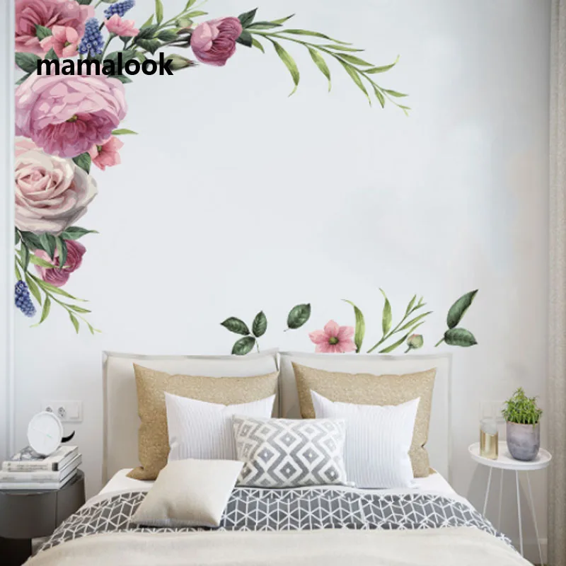 2PCS Large Peony Rose Wall Stickers DIY Vintage Flowers Wallpaper For Bedroom Living Room Decals Mural Home Decor Kid Girls Gift
2PCS Large Peony Rose Wall Stickers DIY Vintage Flowers Wallpaper For Bedroom Living Room Decals Mural Home Decor Kid Girls Gift