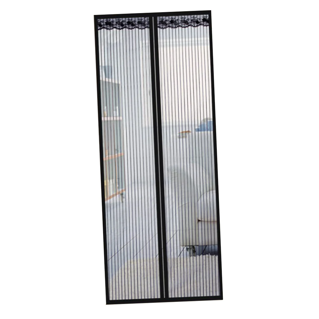 Magnet fly screen door insect repellent fly curtain without drilling for 
Magnet fly screen door insect repellent fly curtain without drilling for