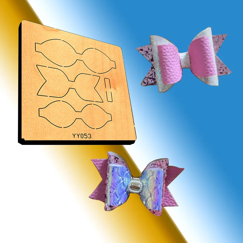 2021 Headdress bow cutting die scrapbook cut sky Wooden molds are suitable for general machines in the market YY052 die cut 
2021 Headdress bow cutting die scrapbook cut sky Wooden molds are suitable for general machines in the market YY052 die cut