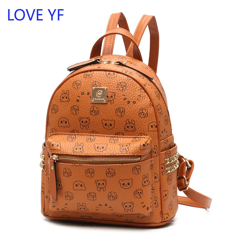 Fashion Teenage Girl Mini Backpack Printing Leather Travel Bags Preppy Style Women Back Bag Mochila Feminina Black/ Brown/Coffee
Fashion Teenage Girl Mini Backpack Printing Leather Travel Bags Preppy Style Women Back Bag Mochila Feminina Black/ Brown/Coffee